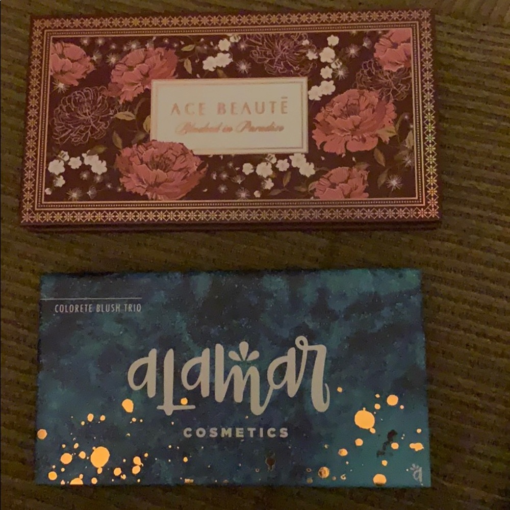 Brand new Alamar and Ace Beauty blush palettes